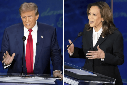 Harris and Trump spar from the start