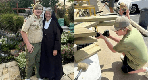 Eagle Scout renovates nun’s food bank