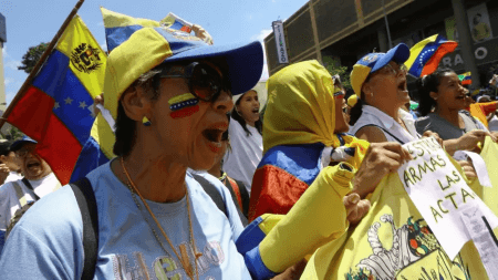 Venezuela election dispute protests continue