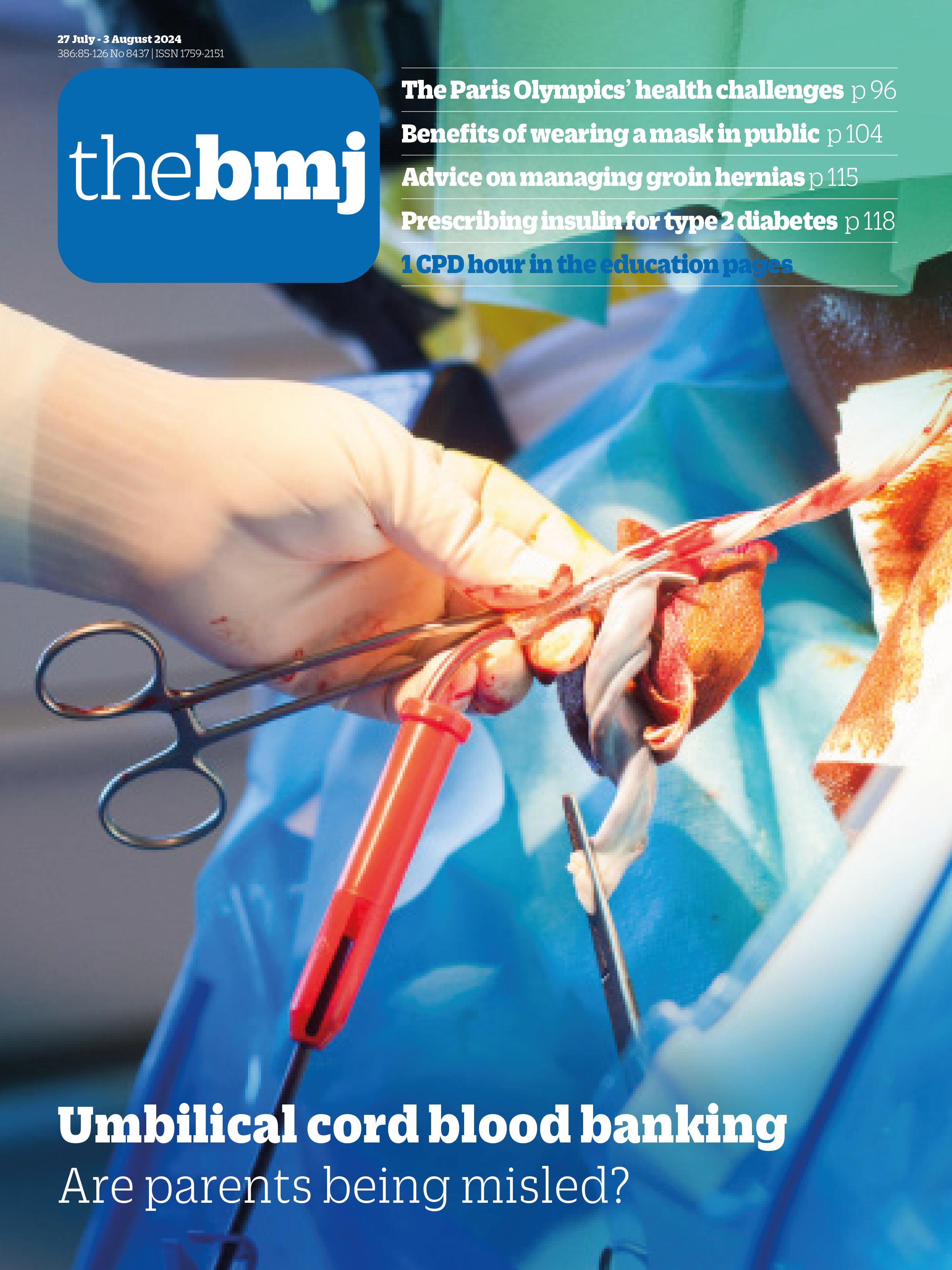 The BMJ: Leading Medical Research, News, Education, Opinion