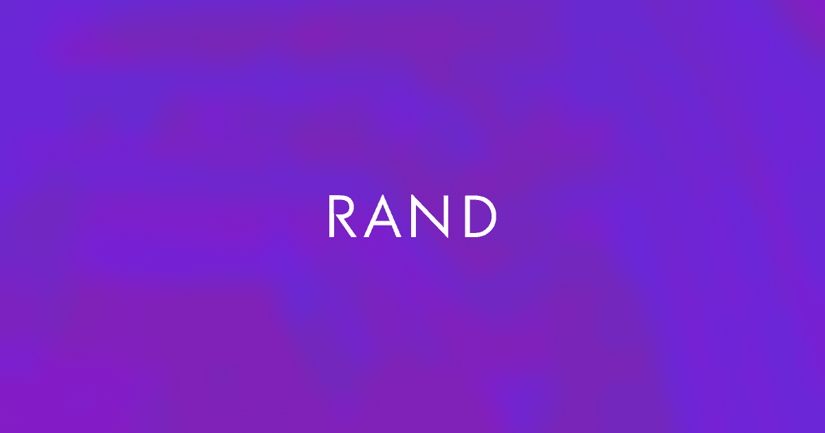 RAND Corporation Provides Objective Research Services and Public Policy Analysis